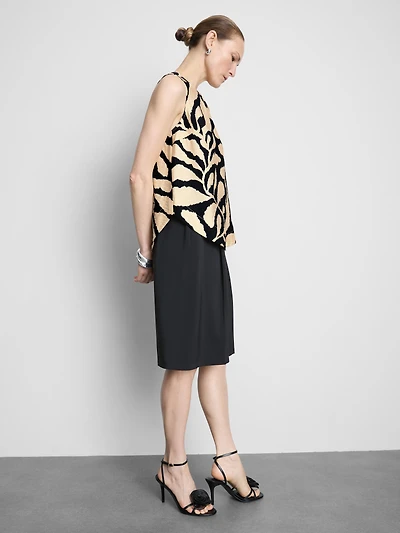 Longline Printed Tank