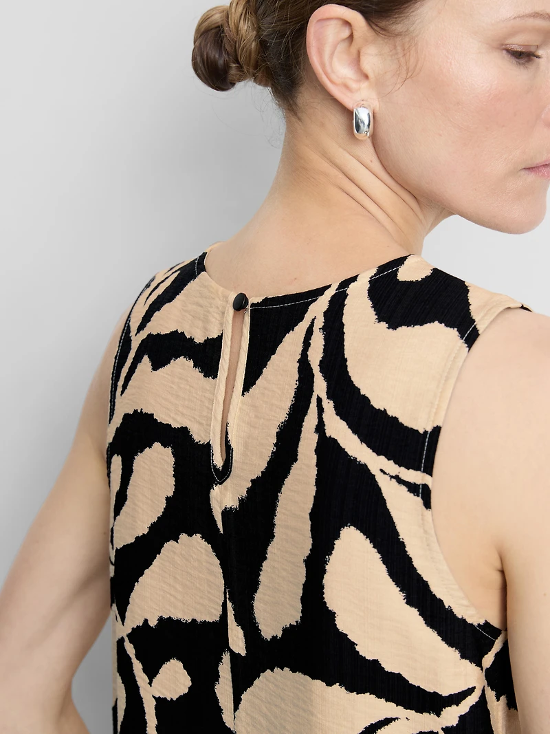 Longline Printed Tank