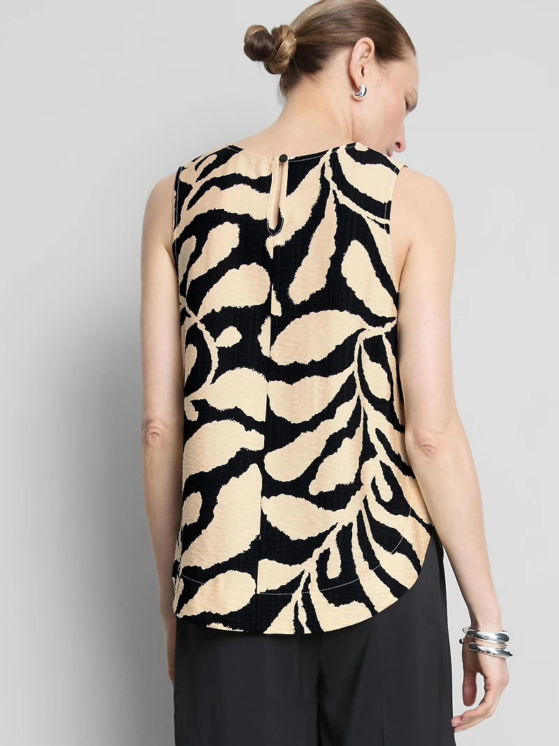 Longline Printed Tank