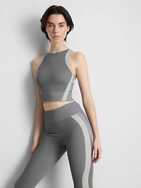 Seamless Contrast Active Tank