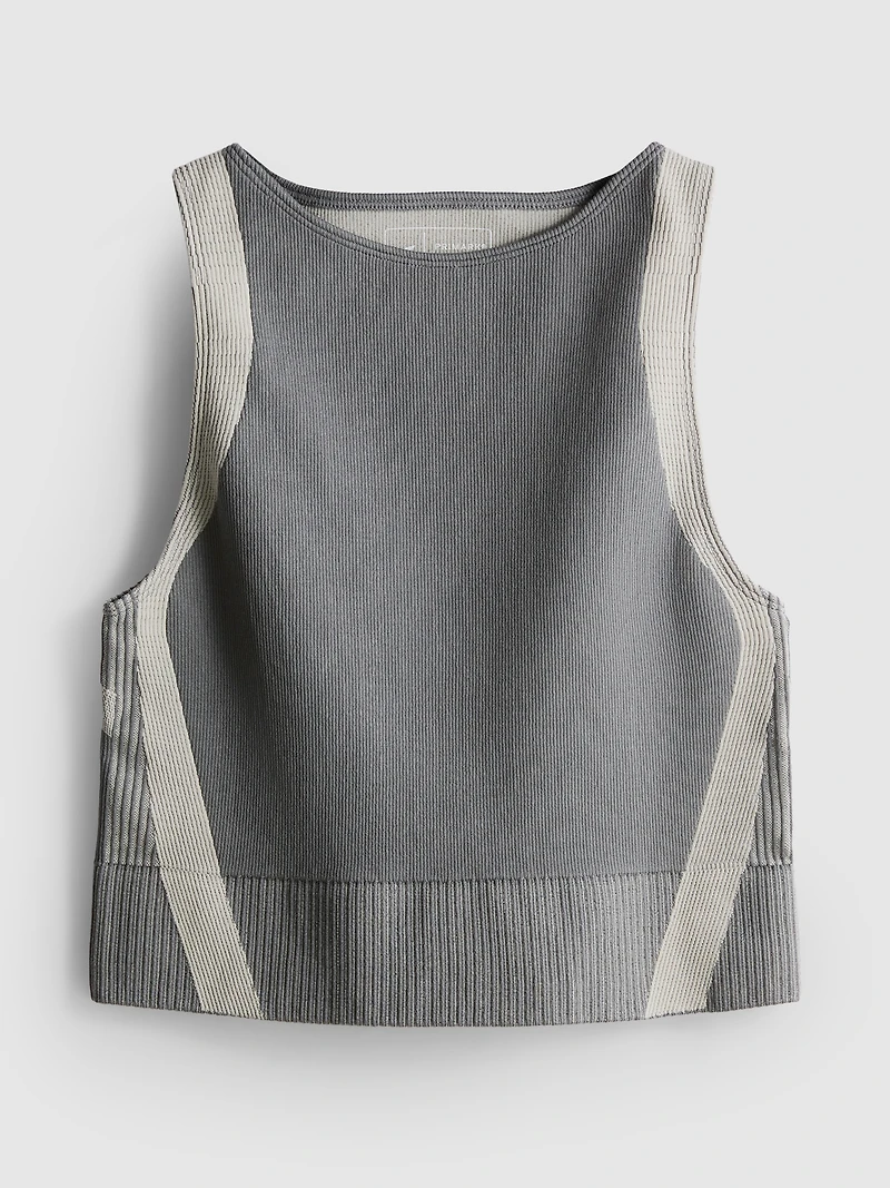 Seamless Contrast Active Tank