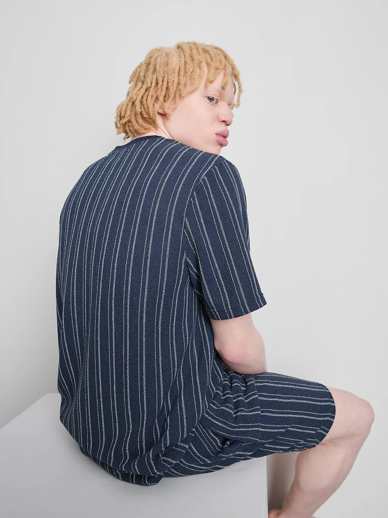 Striped Pajama Top
