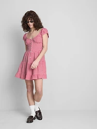 The Primark Scene | Cotton Tiered Gingham Mini Dress