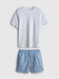 Striped Short Pajama Set
