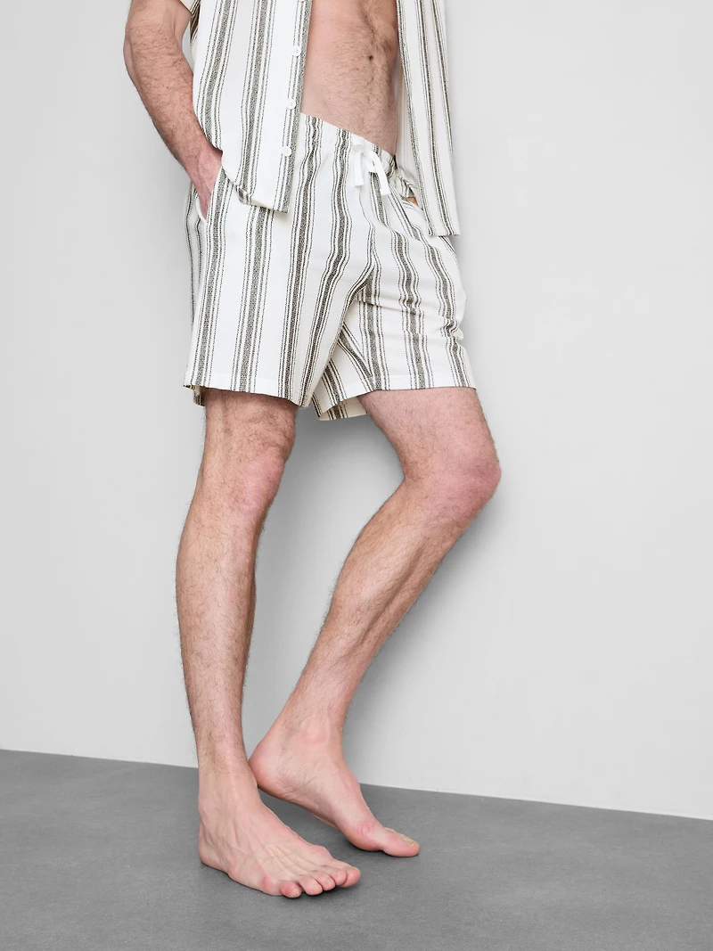 Striped Pajama Shorts