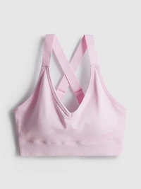 Seamless Cross-Back Active Crop Top