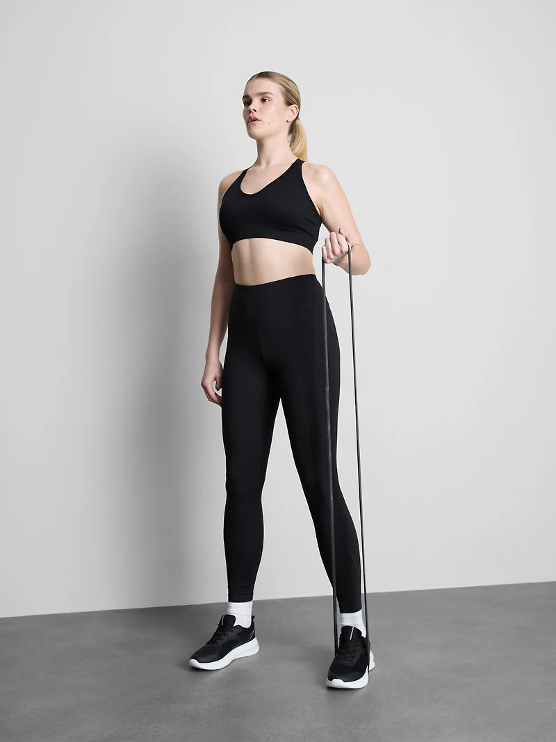 Seamless Cross-Back Active Crop Top
