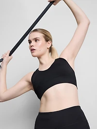 Seamless Cross-Back Active Crop Top