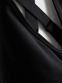 Seamless Cross-Back Active Crop Top