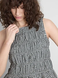 The Primark Scene | Shirred Gingham Tank Top