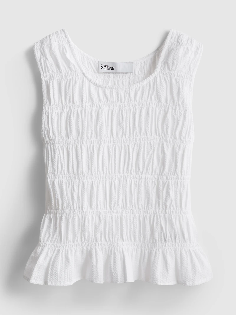 The Primark Scene | Cotton Shirred Tank Top