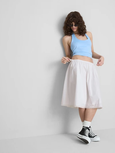 The Primark Scene | A-Line Lace Trim Midi Skirt