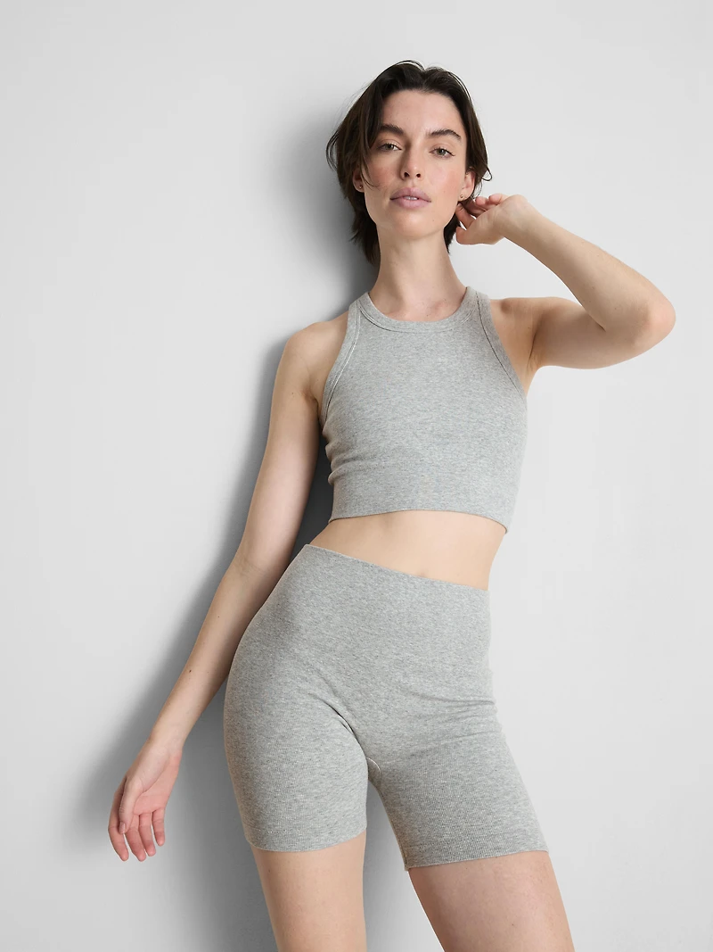 Seamless Ribbed Active Shorts