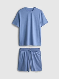 Textured Short Pajama Set