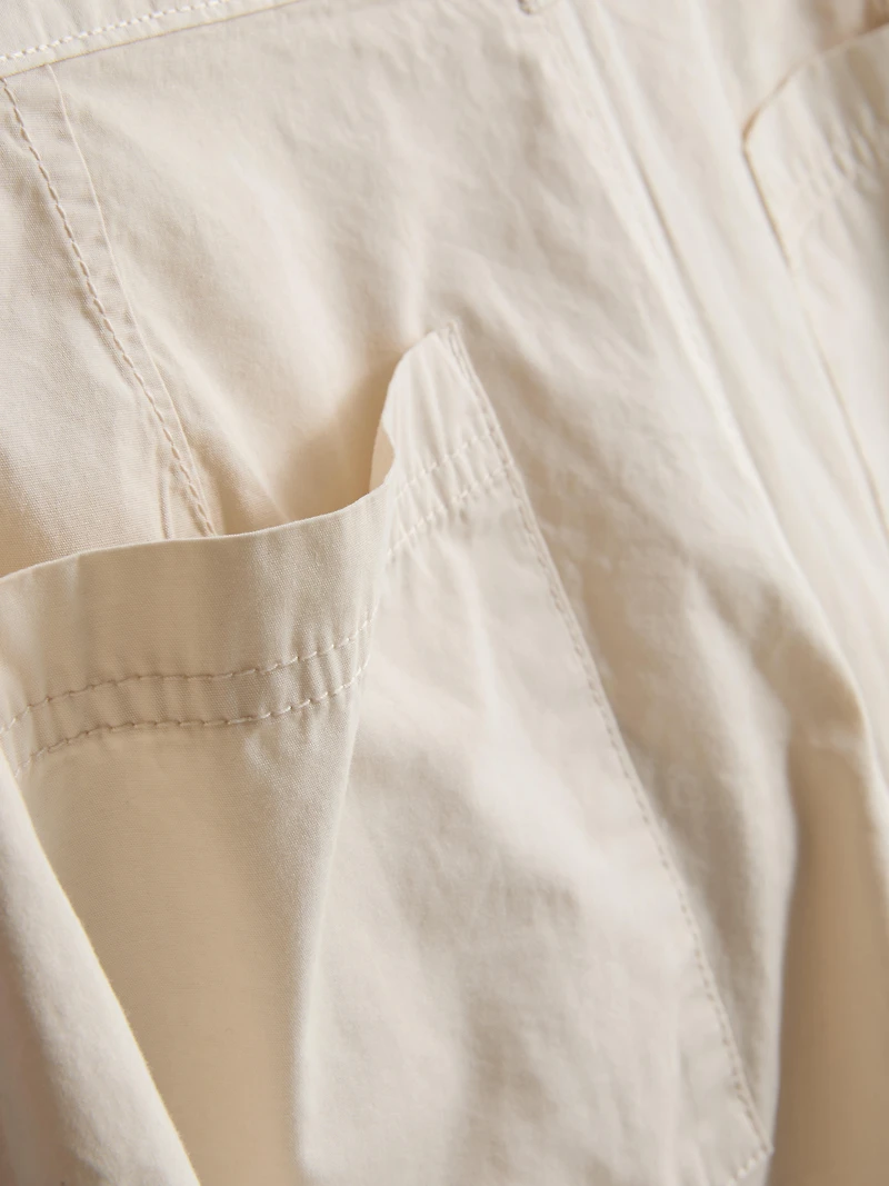 Cotton Low Rise Utility Jorts