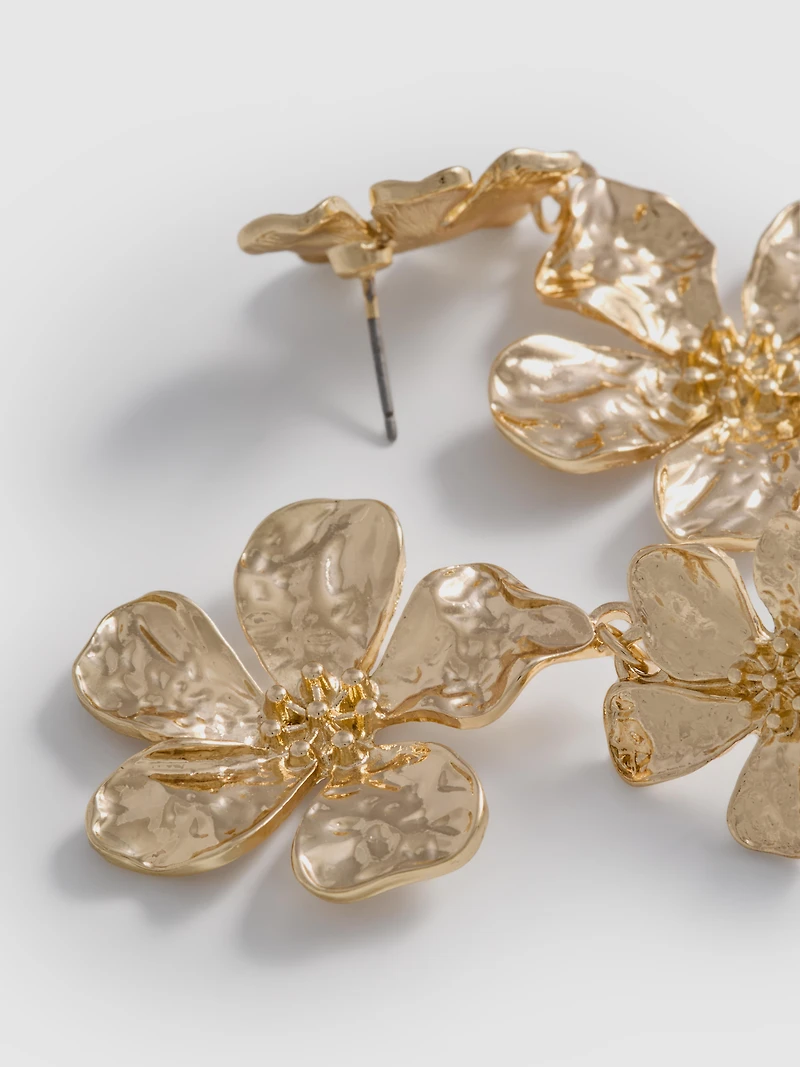Floral Drop Earrings