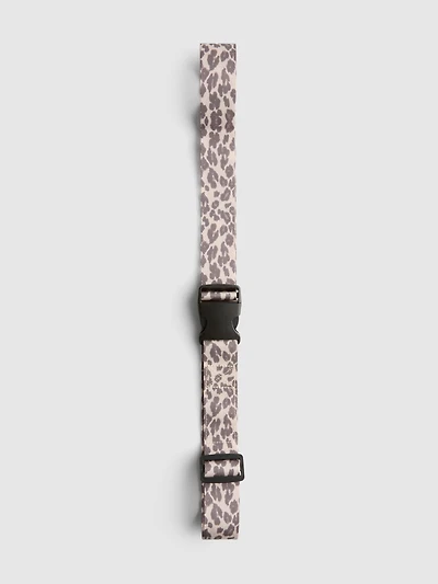 Leopard Print Luggage Strap