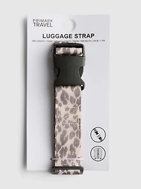 Leopard Print Luggage Strap