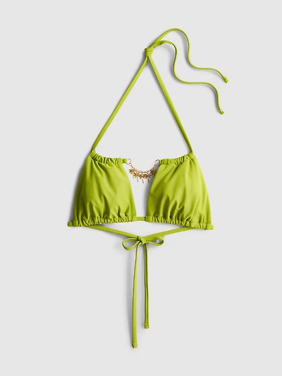 Charm Halter-Neck Bikini Top