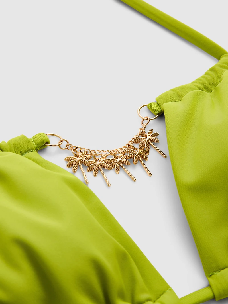 Charm Halter-Neck Bikini Top