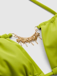 Charm Halter-Neck Bikini Top