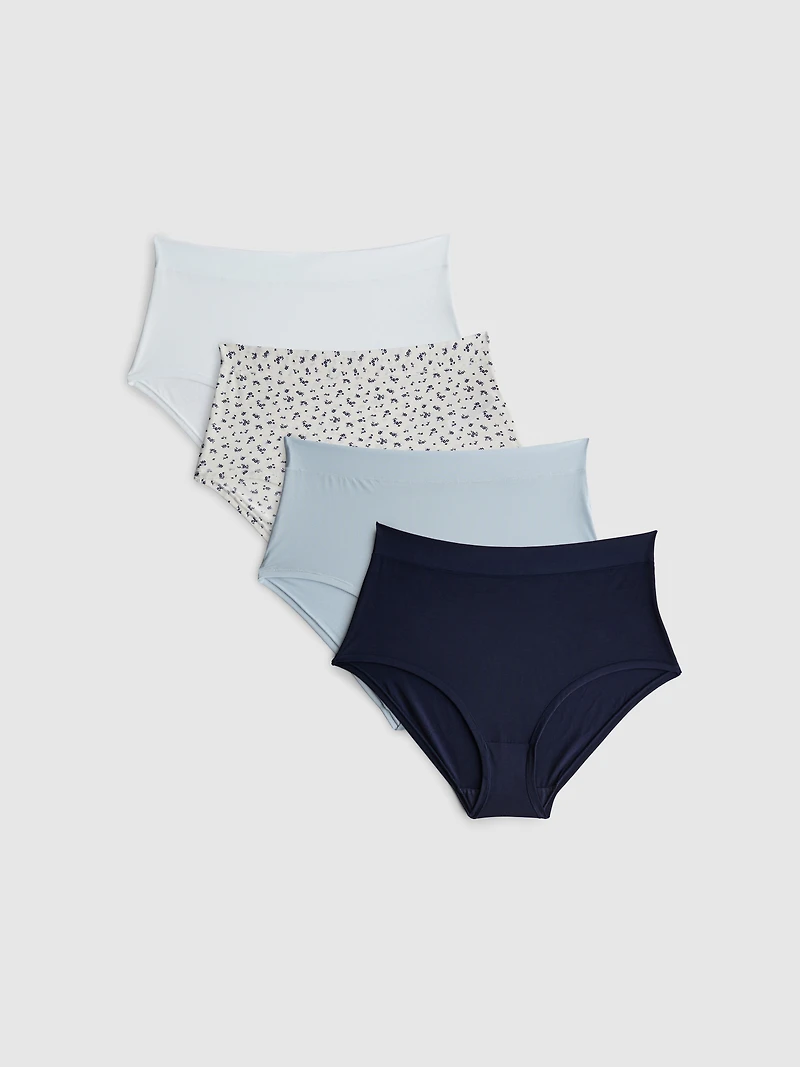 4pk Microfiber Full Briefs