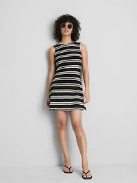 Knitted A-Line Mini Dress