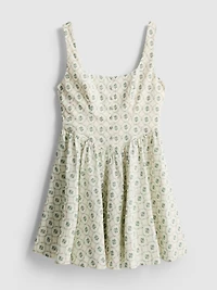 Corset Button Mini Dress
