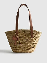 Straw Mini Bucket Bag