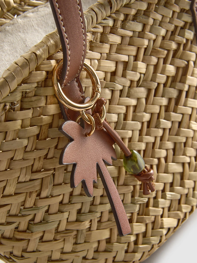 Straw Mini Bucket Bag