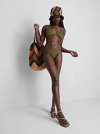 Studded Rhinestone Bikini Bottoms