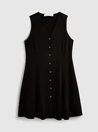 Sleeveless V-Neck Mini Dress
