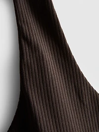 Ribbed V-Neck Active Tank