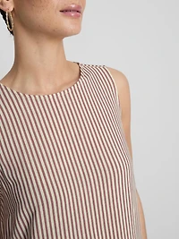 Sleeveless Trapeze Maxi Dress