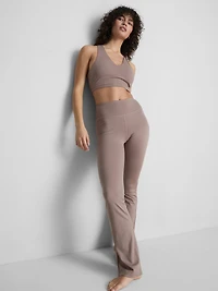 Cropped V-Neck Active Top