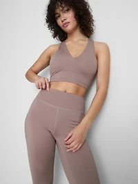 Cropped V-Neck Active Top