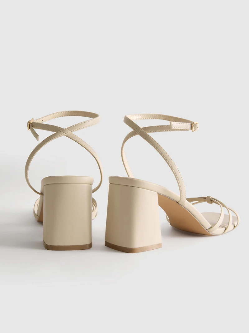 Strappy Block Heel Sandals