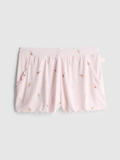 Love To Lounge Ice Cream Ruffle Pajama Shorts