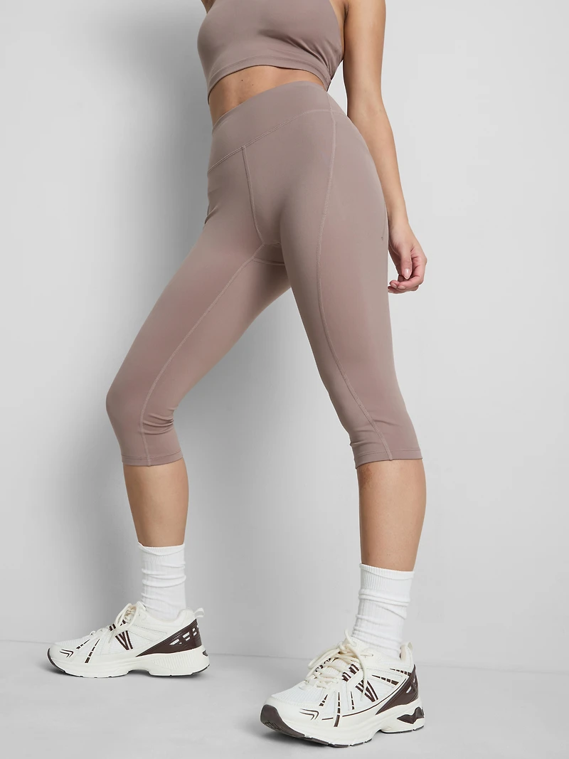 High Waisted Active Capri Leggings