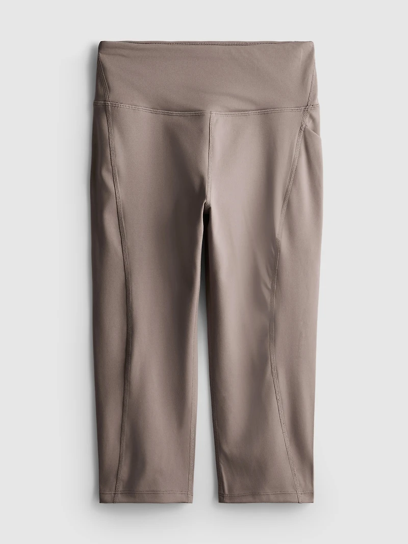 High Waisted Active Capri Leggings