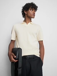 The Edit Knitted Polo Shirt