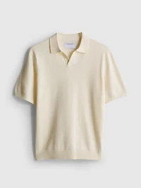 The Edit Knitted Polo Shirt