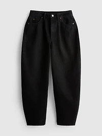 Ultimate Cotton Denim Barrel-Leg Jeans