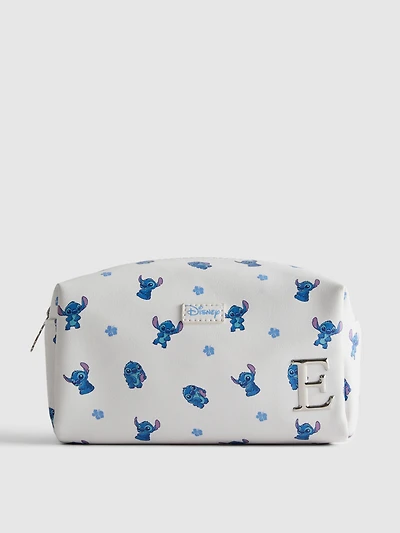 Disney's Stitch Initial Makeup Bag