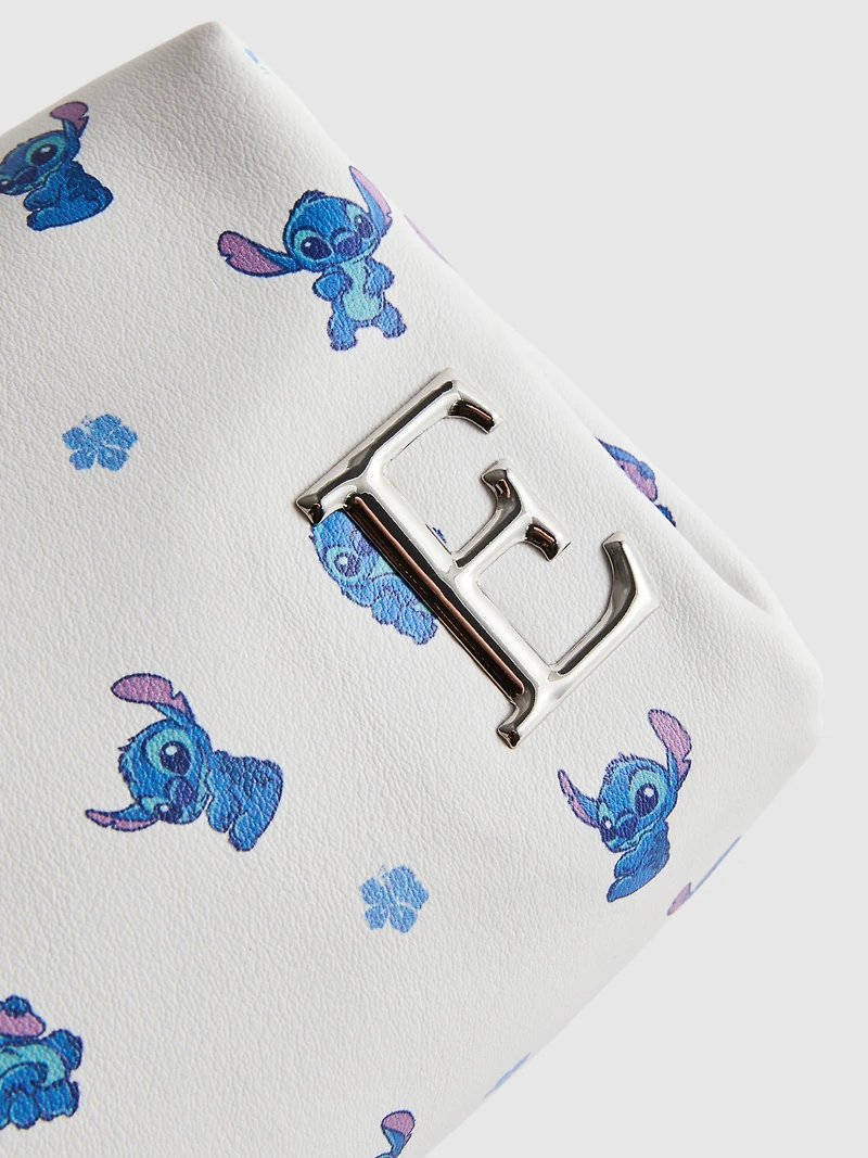 Disney's Stitch Initial Makeup Bag