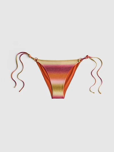 Paula Echevarría Ombre Tie Side Bikini Bottoms