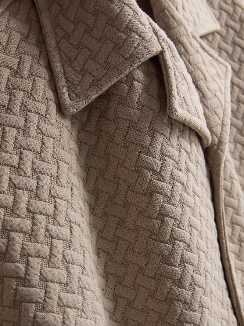 The Edit Texture Long Sleeve Shirt