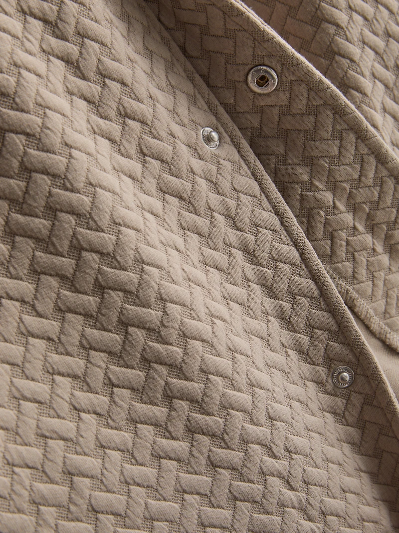 The Edit Texture Long Sleeve Shirt