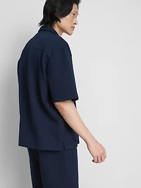 The Edit Texture Short Sleeve Shirt