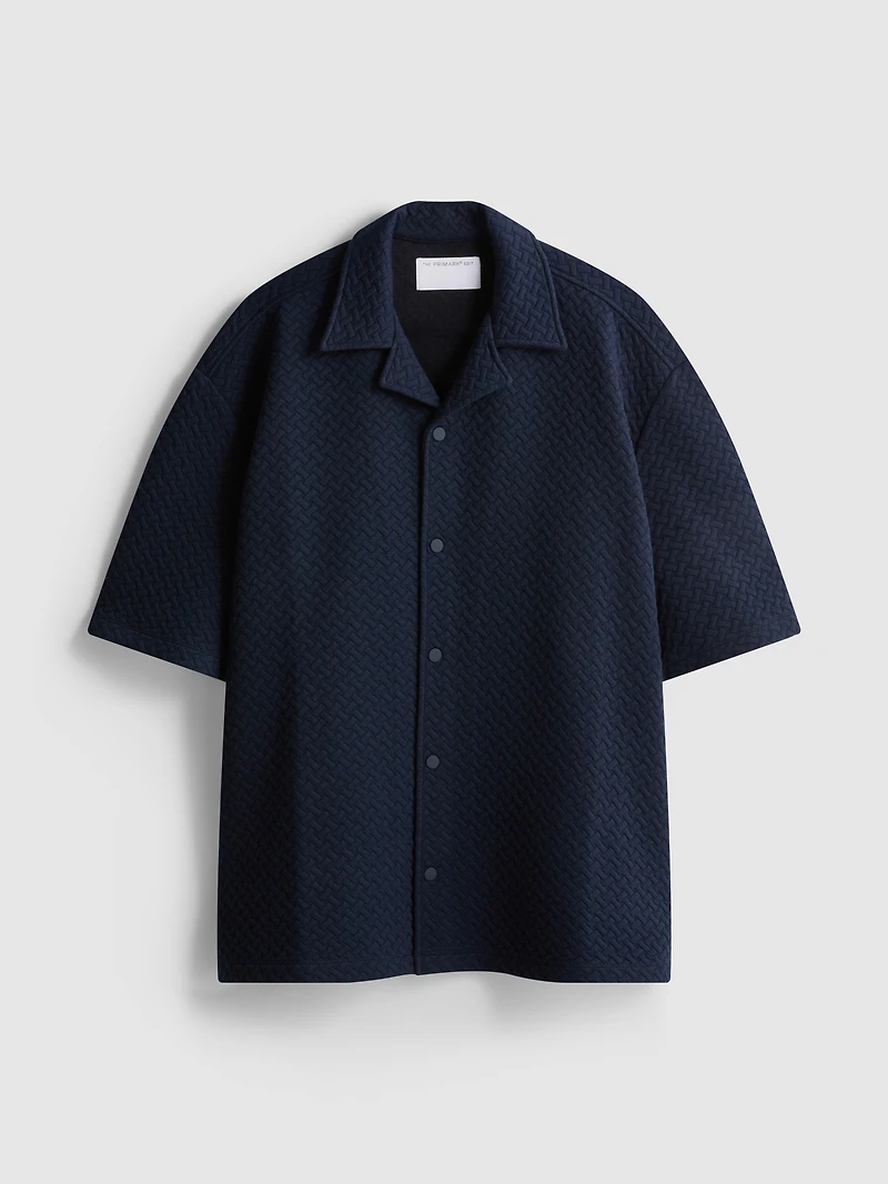 The Edit Texture Short Sleeve Shirt